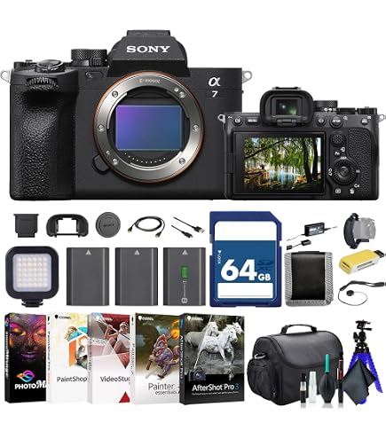 Amazon.com : Sony a7 IV Mirrorless Camera ILCE-7M4/B, 64GB Memory